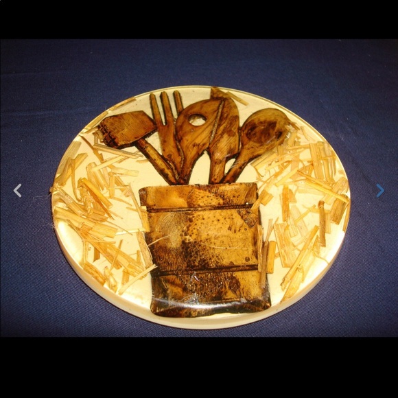 3 Vintage Retro Country Egg Plate Napkin Holder Trivet - Picture 3 of 12